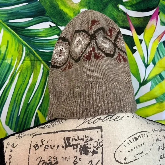 Carhartt Women’s One Size Tan Brown Mocha Wool Acrylic Outdoor Camping Beanie - Picture 3 of 7